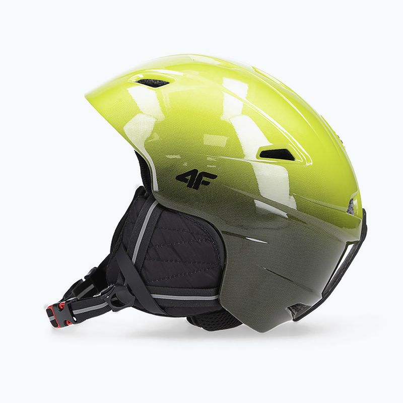 Casco da sci per bambini 4F M016 verde canarino 11
