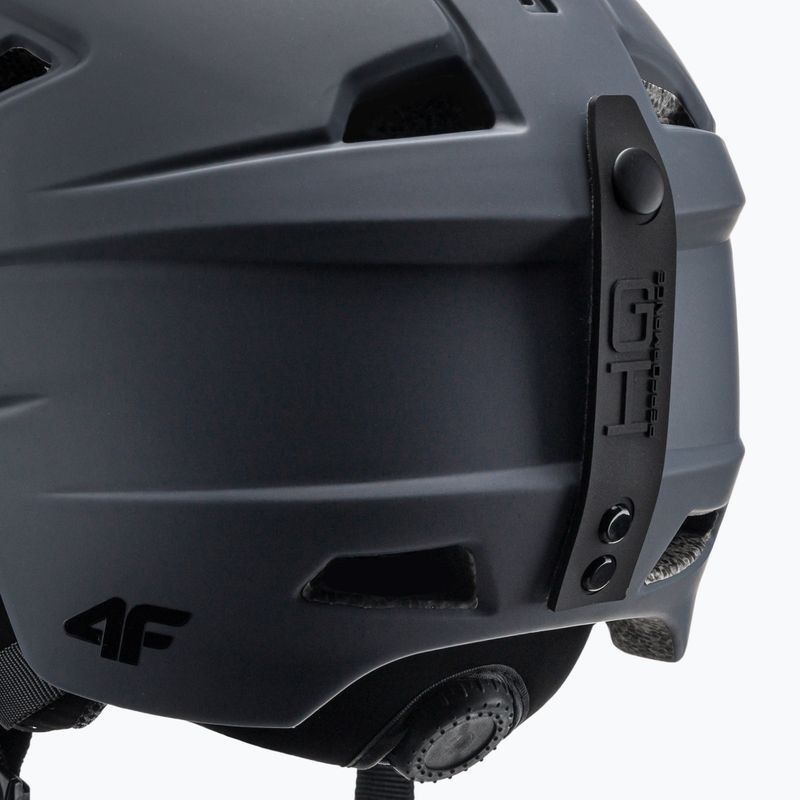 Casco da sci da uomo 4F KSM001 grigio 7