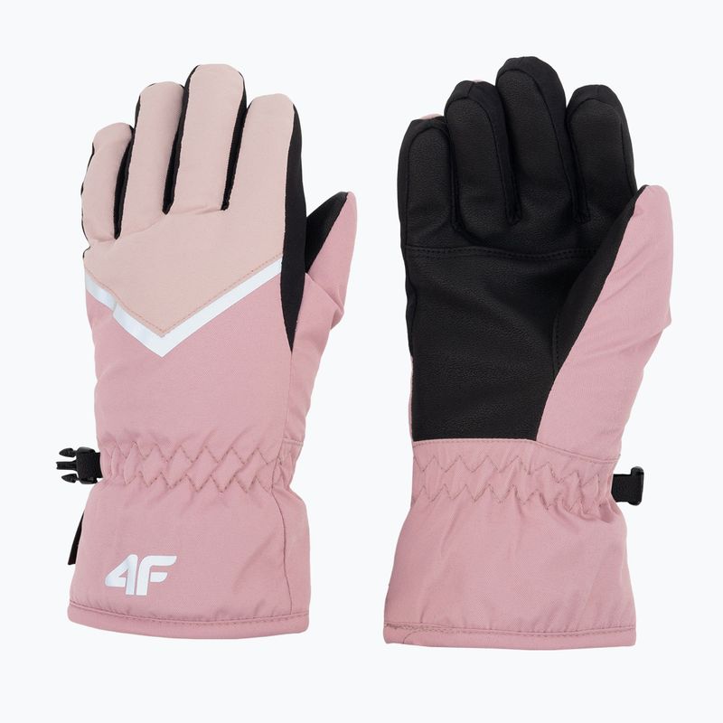 Guanti da sci per bambini 4F F039 rosa chiaro