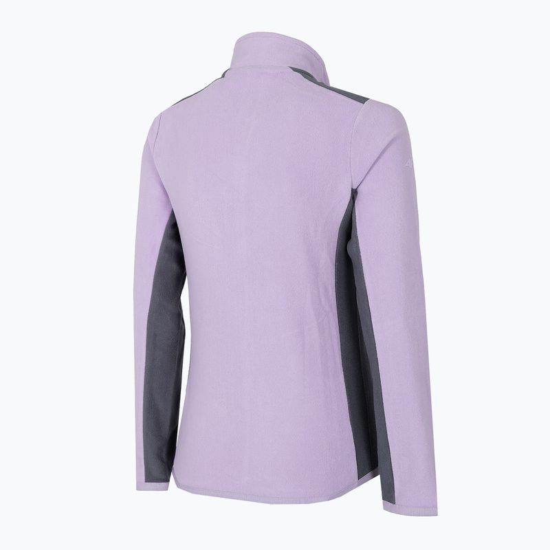 Felpa trekking donna 4F PLD014 viola chiaro 3