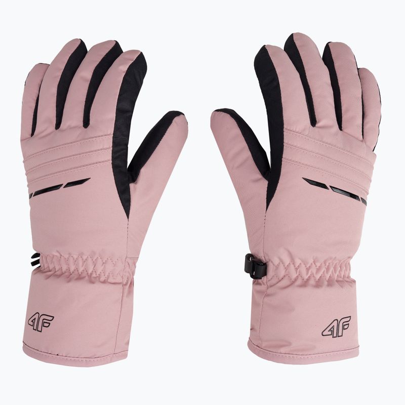 Guanti da sci da donna 4F RED002 rosa chiaro 3