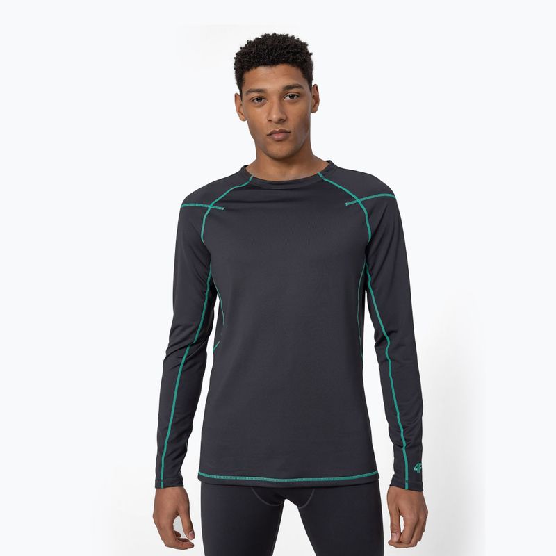 Maglia termica da uomo 4F BIMP060G anthracite