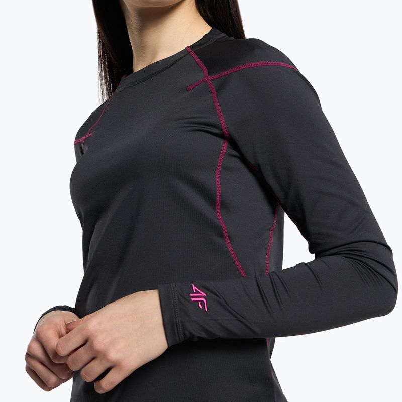 Maglia termica da donna 4F BIDP060G anthracite 4