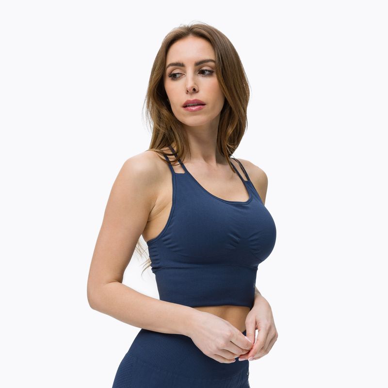 Top da allenamento da donna STRONG POINT Shape & Comfort blu navy