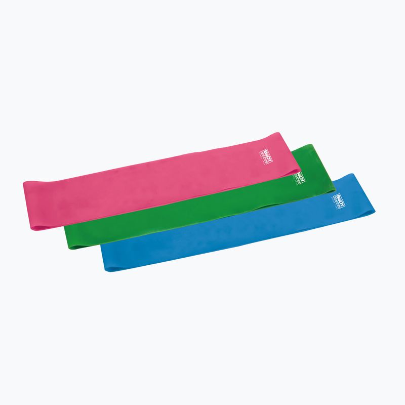 Banda elastica di resistenza Body Sculpture Bb 103 pink/green/blue