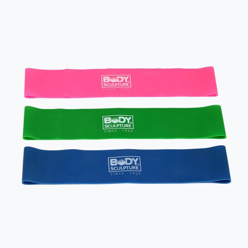 Banda elastica di resistenza Body Sculpture Bb 103 pink/green/blue 2