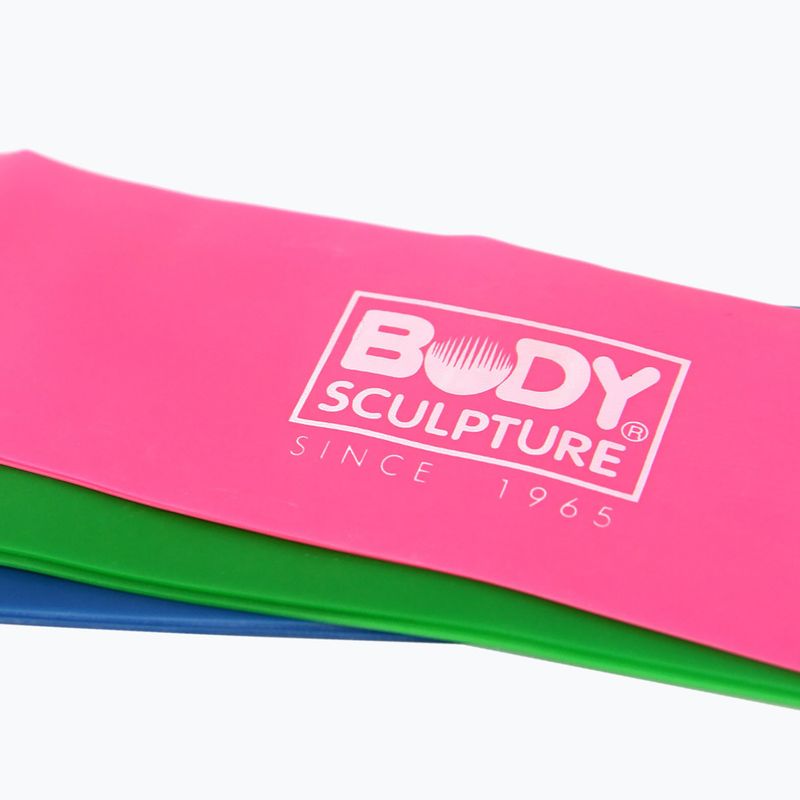 Banda elastica di resistenza Body Sculpture Bb 103 pink/green/blue 5