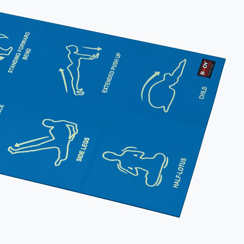 Tappetino fitness Body Sculpture BB 8301 4 mm blue 4