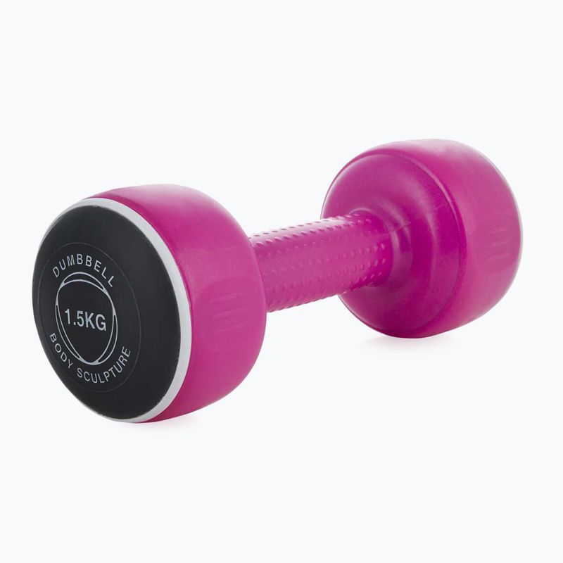 Manubri in vinile Body Sculpture Smart Bw 108 3 kg pink 3