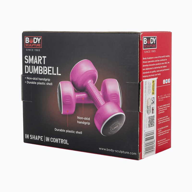 Manubri in vinile Body Sculpture Smart Bw 108 3 kg pink 5