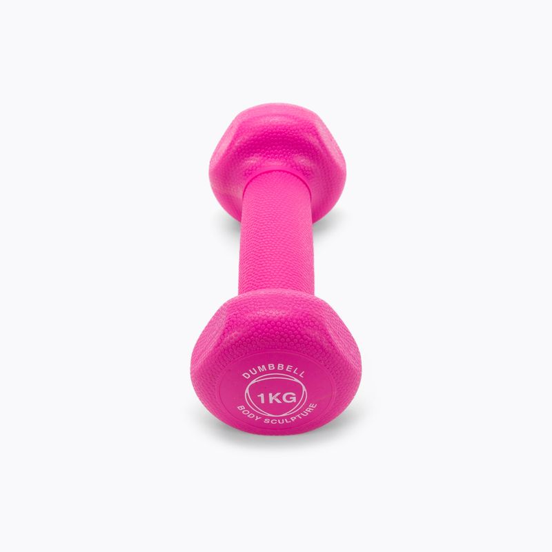 Manubrio in neoprene Body Sculpture 1 kg rosa BW 131_1KG 3