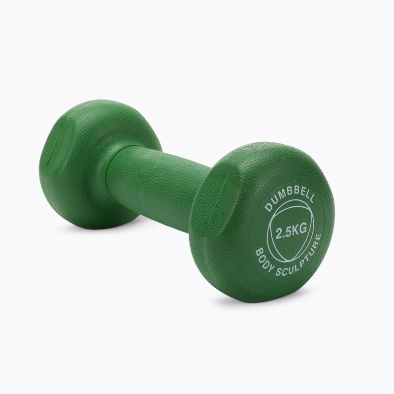 Manubrio in neoprene Body Sculpture 2,5 kg verde BW131_2_5KG