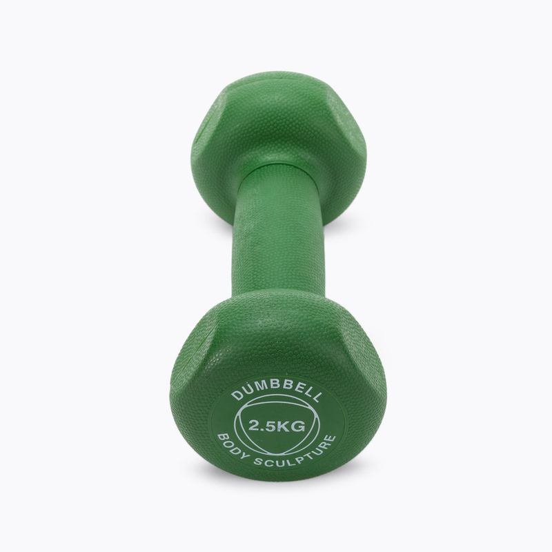 Manubrio in neoprene Body Sculpture 2,5 kg verde BW131_2_5KG 3