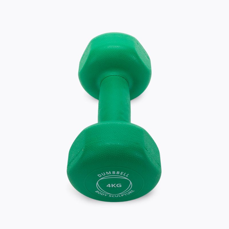 Manubrio in neoprene Body Sculpture 4kg verde BW 131 4KG 3