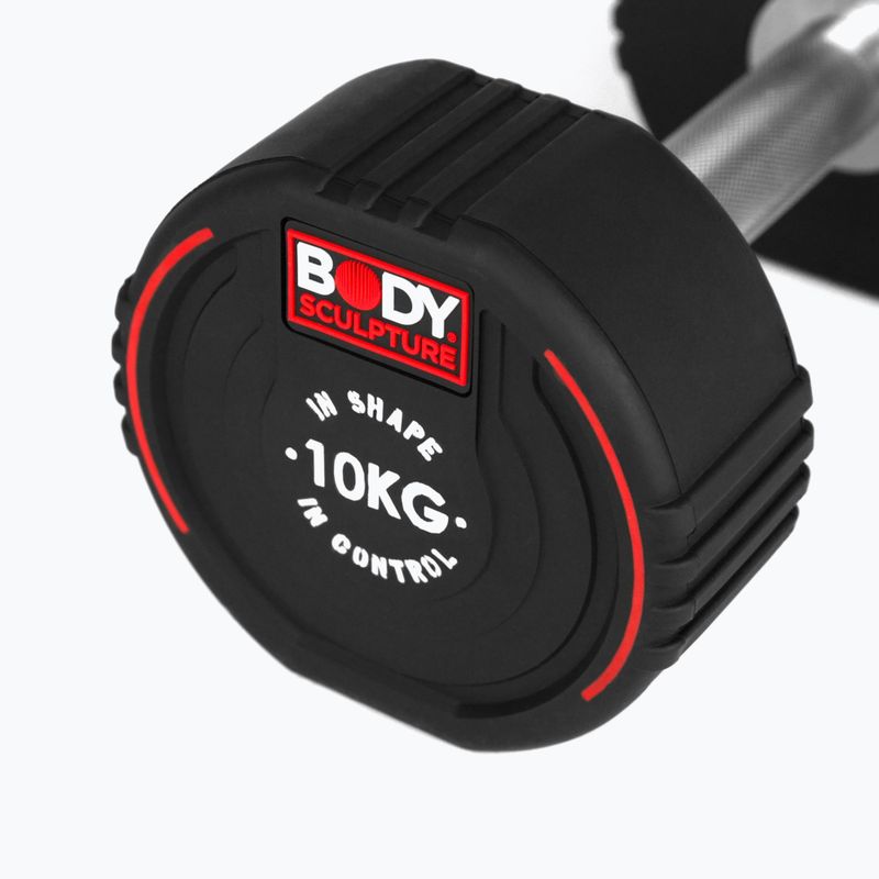 Manubrio gommato Body Sculpture TPU BW 133 10 kg black 5
