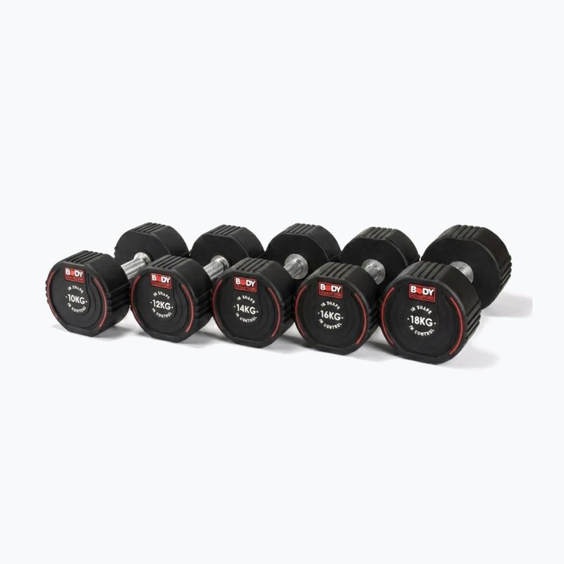Manubrio gommato Body Sculpture TPU BW 133 10 kg black 7
