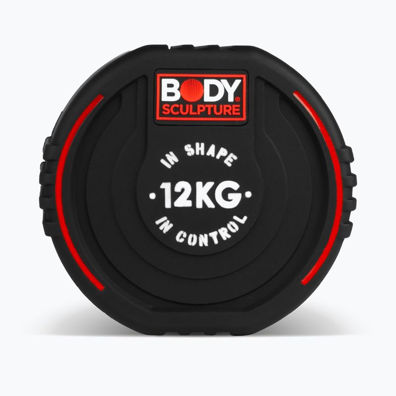 Manubrio gommato Body Sculpture TPU BW 133 12 kg black 4