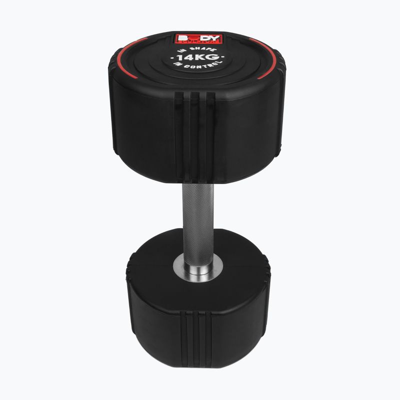 Manubrio gommato Body Sculpture TPU BW 133 14 kg black 3