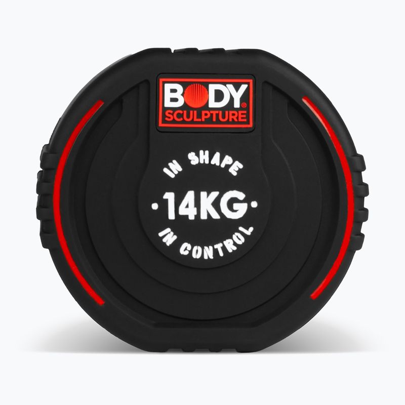 Manubrio gommato Body Sculpture TPU BW 133 14 kg black 4