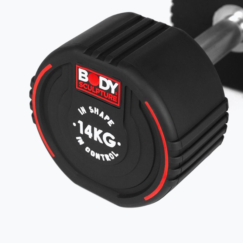 Manubrio gommato Body Sculpture TPU BW 133 14 kg black 5