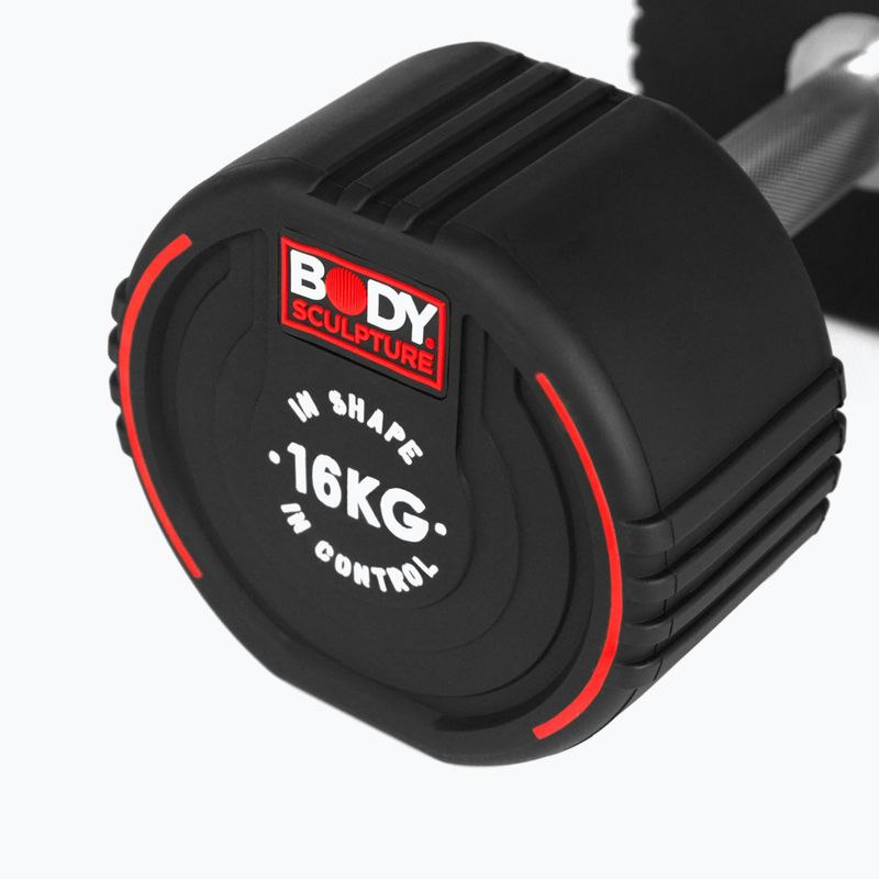 Manubrio gommato Body Sculpture TPU BW 133 16 kg black 5