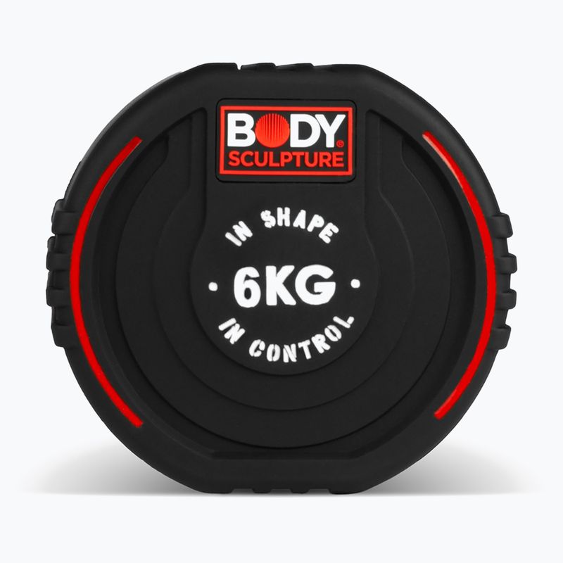 Manubrio gommato Body Sculpture TPU BW 133 6 kg black 4