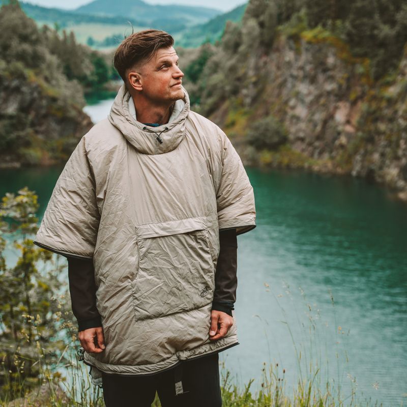 Ponczo OFFLANDER isolato Impermeabile grigio 8