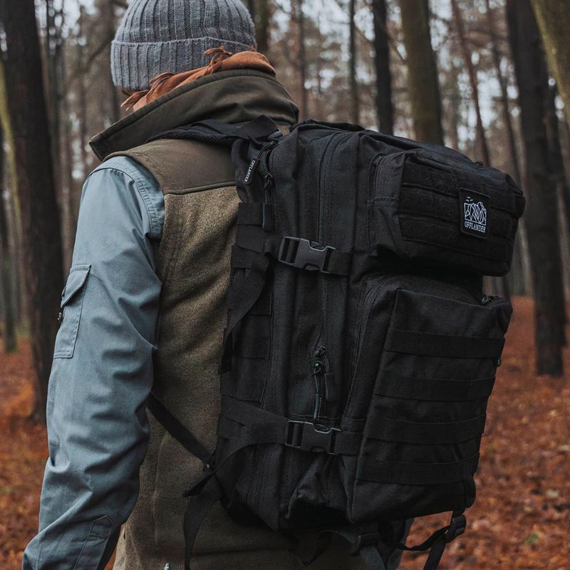 Zaino da trekking OFFLANDER Survival 43 l black 8