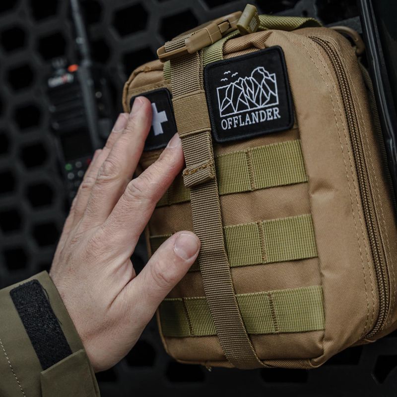 Sacca tattica OFFLANDER Molle 3 l khaki 6