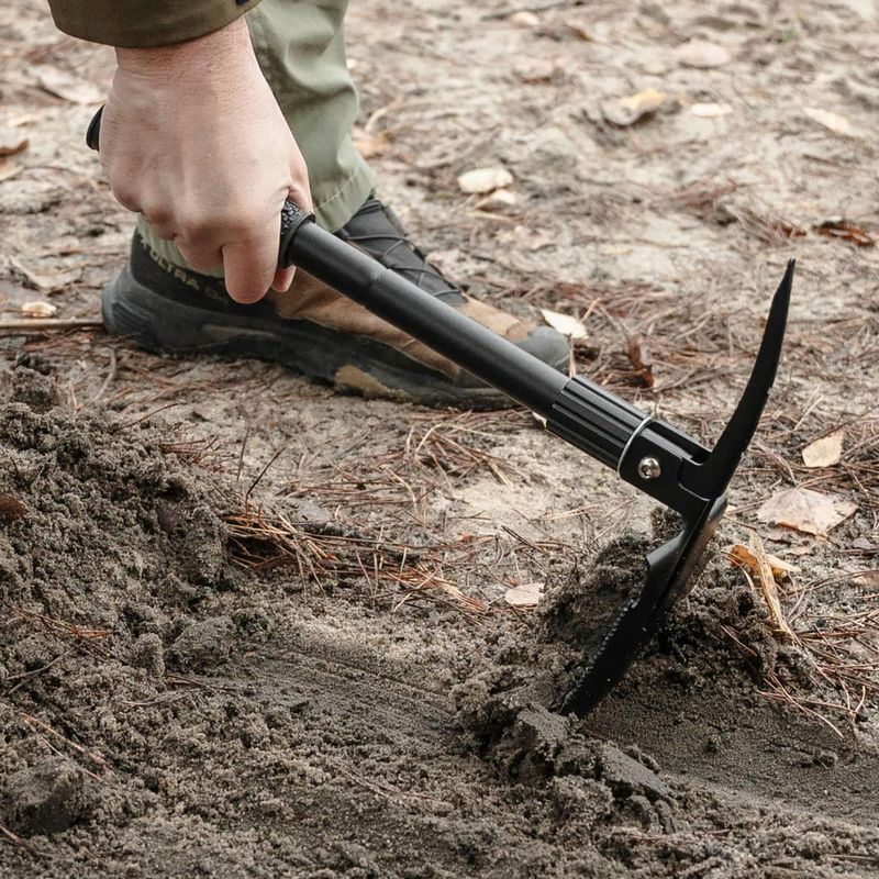 Piccone da campo OFFLANDER 4w1 Small black 9
