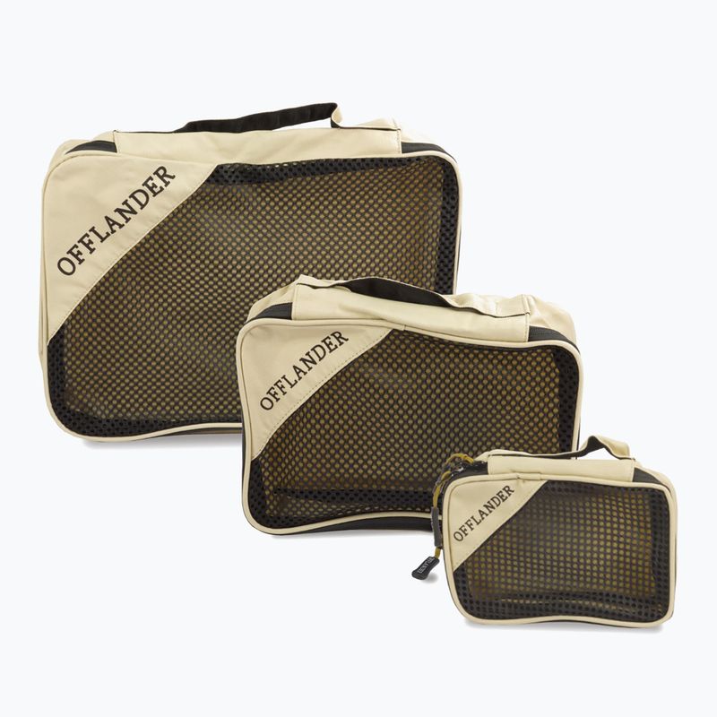 Organizer da viaggio OFFLANDER Set 3 pack sand/black 3