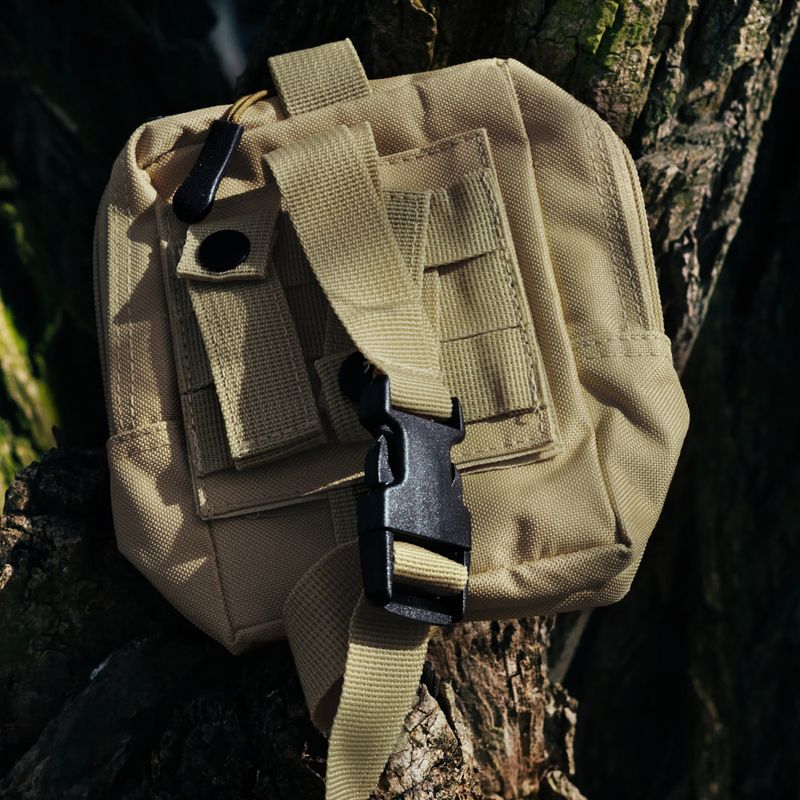 Sacca tattica OFFLANDER Molle 1 l khaki 9