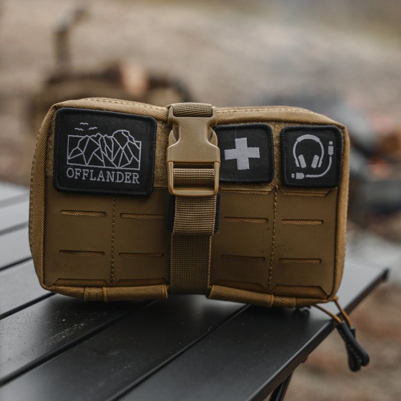 Sacca tattica OFFLANDER Molle Powerbank 1 l khaki 4