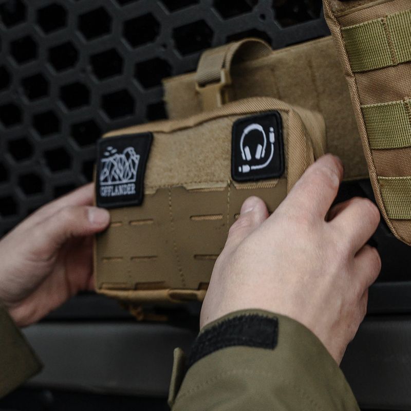 Sacca tattica OFFLANDER Molle Powerbank 1 l khaki 6