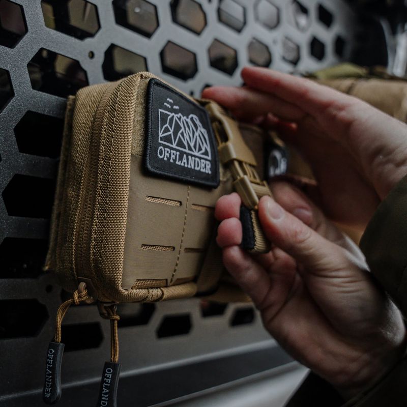 Sacca tattica OFFLANDER Molle Powerbank 1 l khaki 7