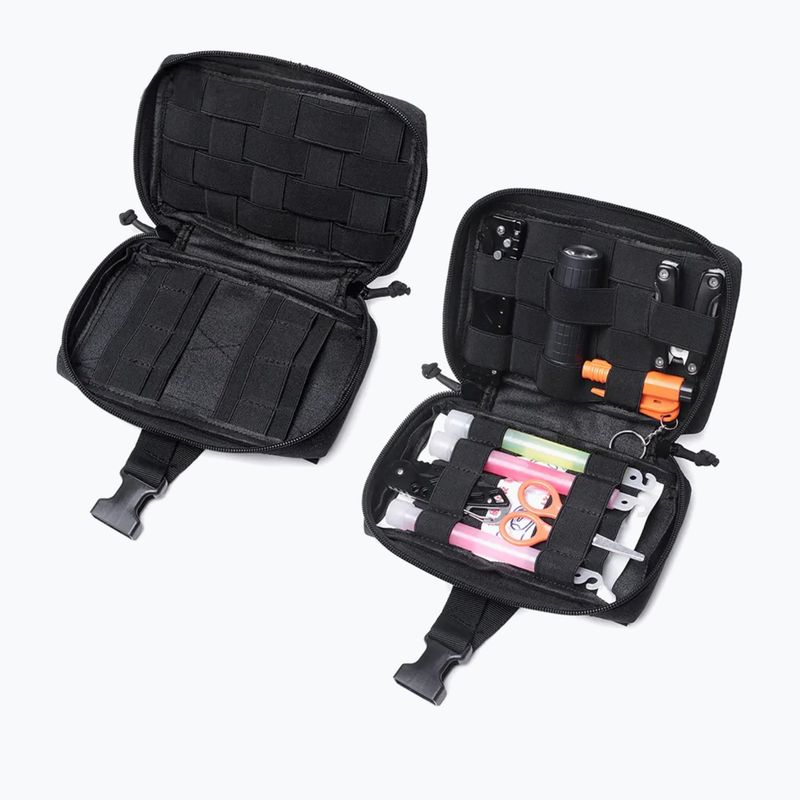 Sacca tattica OFFLANDER Molle Powerbank 1 l black 5