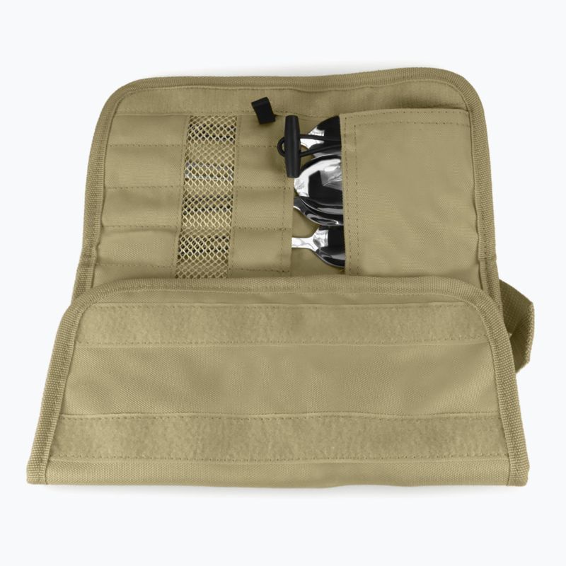 Set di posate OFFLANDER Camping Cutlery Set with Case green 3