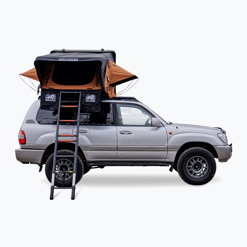 Tenda da tetto per 2 persone OFFLANDER Fold 2 Grizzly beige/brown 3