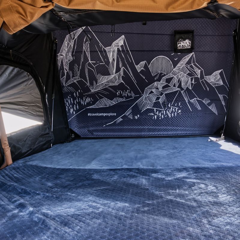 Tenda da tetto per 2 persone OFFLANDER Fold 2 Grizzly beige/brown 11