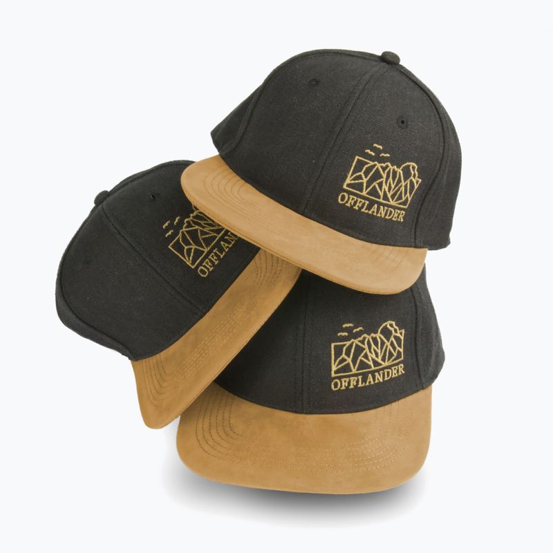 Cappellino con visiera Offlander Snapback black/sand 2