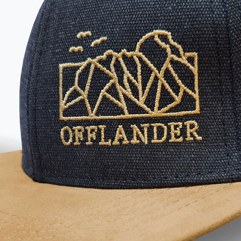Cappellino con visiera Offlander Snapback black/sand 3