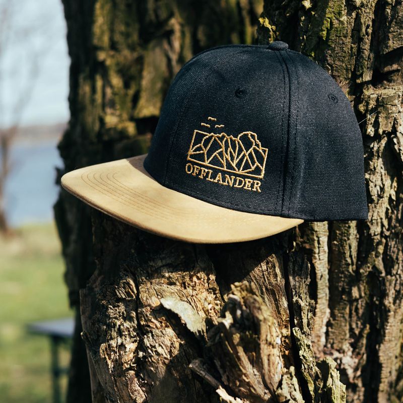 Cappellino con visiera Offlander Snapback black/sand 4
