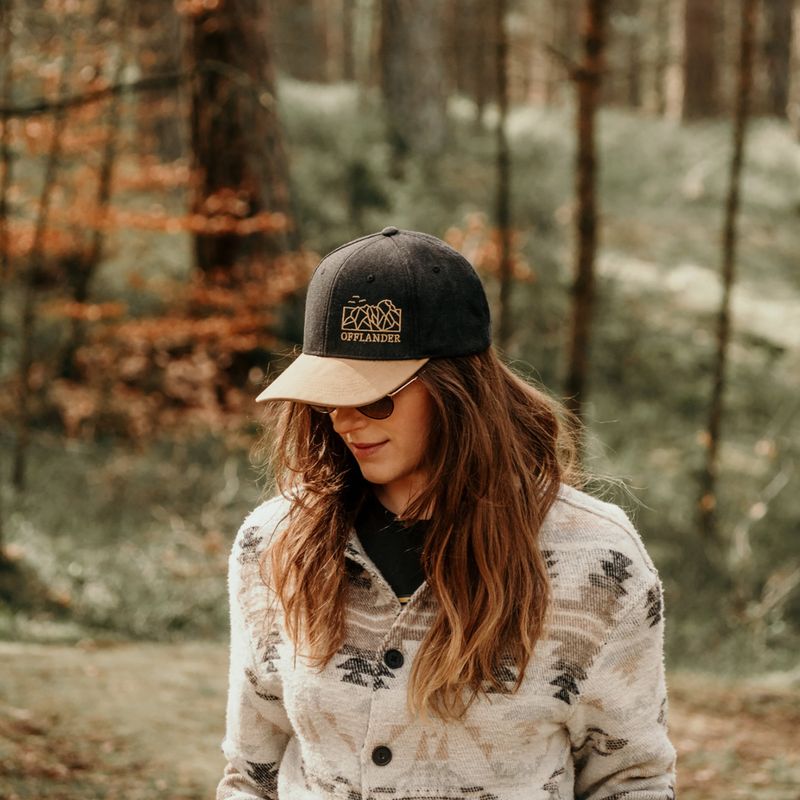 Cappellino con visiera Offlander Snapback black/sand 6