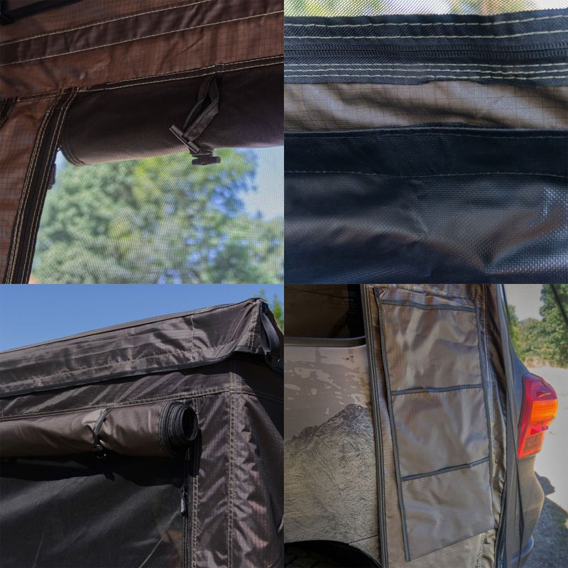 Tendalino per tenda Offlander Off_Acc_Square_L_An Do Markizy Bocznej Kwa Drat black 7