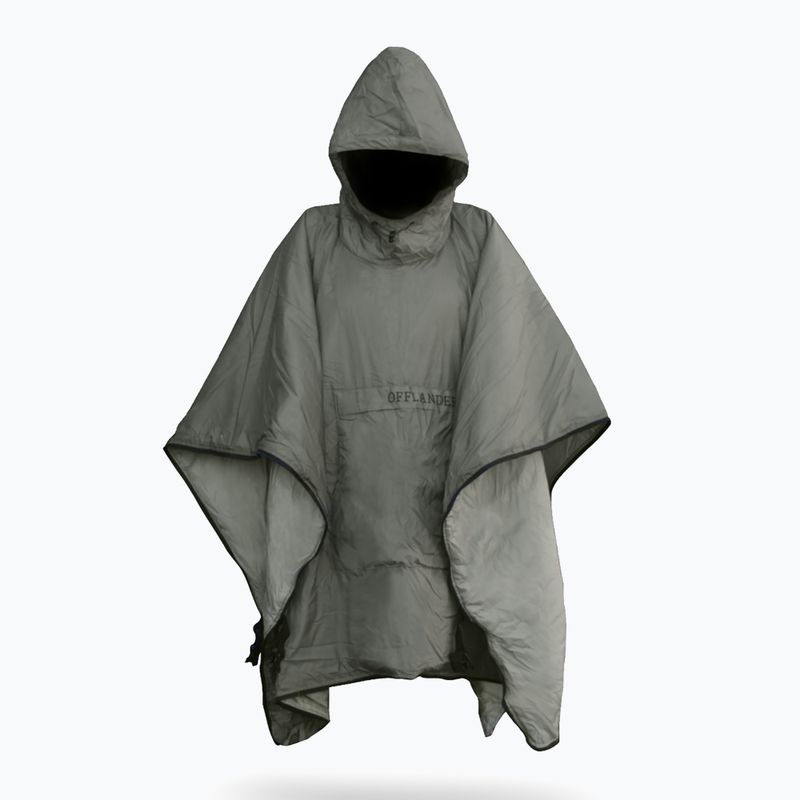 Ponczo OFFLANDER impermeabile grigio 4