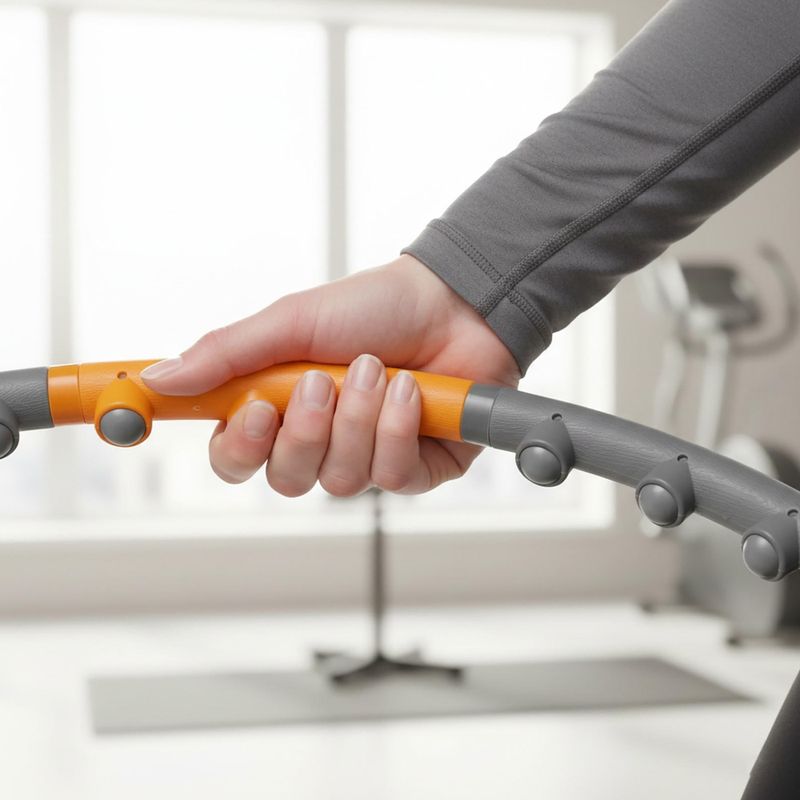 Hula hoop con peso Body Sculpture Bb 6430 1.2 Kg grey/orange 12