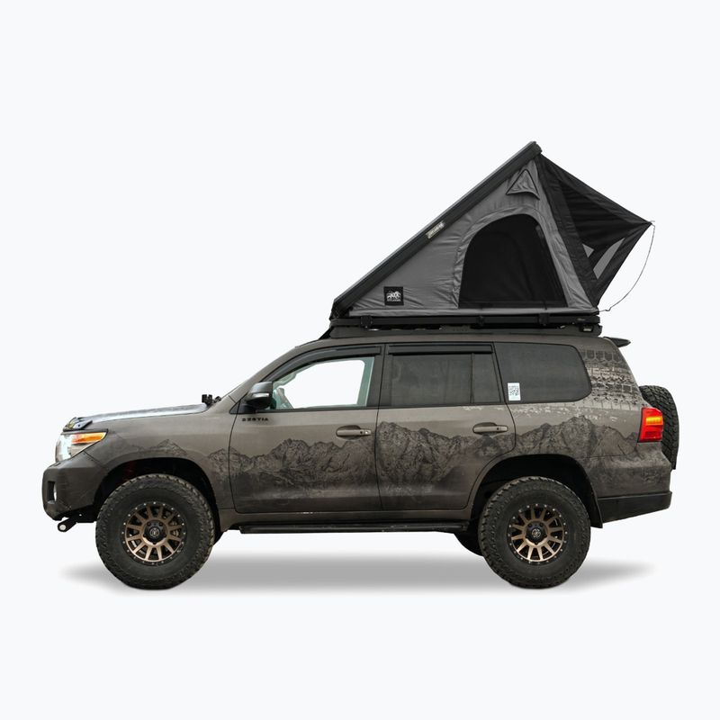 Tenda da tetto per 2 persone OFFLANDER Triangle Slim Wolf black 5