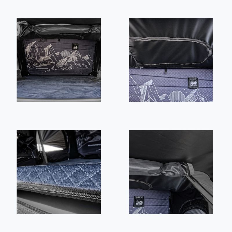 Tenda da tetto per 2 persone OFFLANDER Fold 2 Wolf gray 8