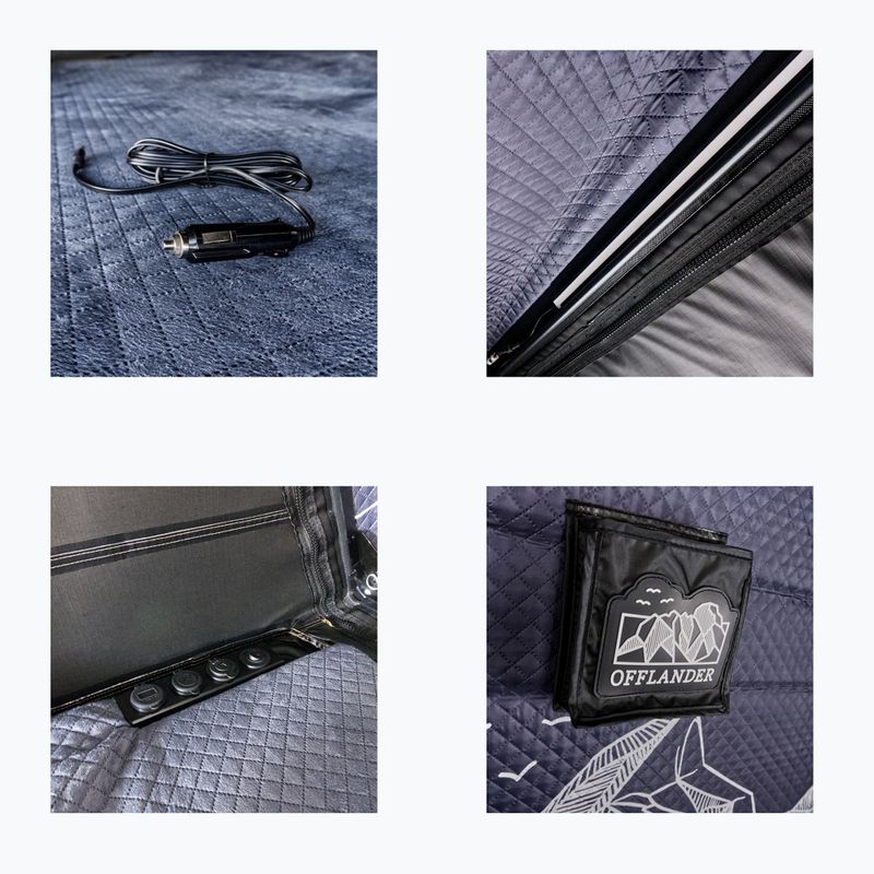 Tenda da tetto per 2 persone OFFLANDER Fold 2 Wolf gray 9
