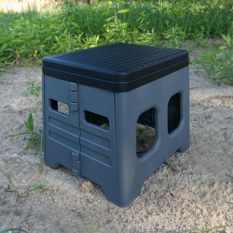 Toilette da viaggio OFFLANDER Portable Folding Camping Toilet black 4
